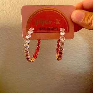 NEW Piper K Hoop Earrings